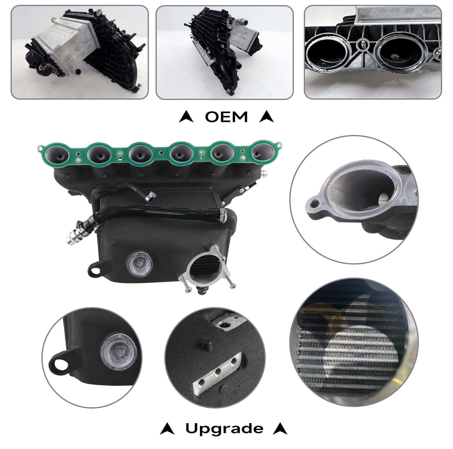 S58 engine top cold manifold radiator M2 G87 M3 G80 M4G82 intake manifold - 6
