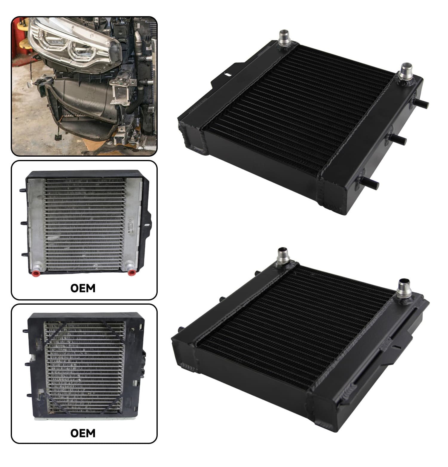 S55 M3M4 F80/F82/F83front water tank radiator - 5