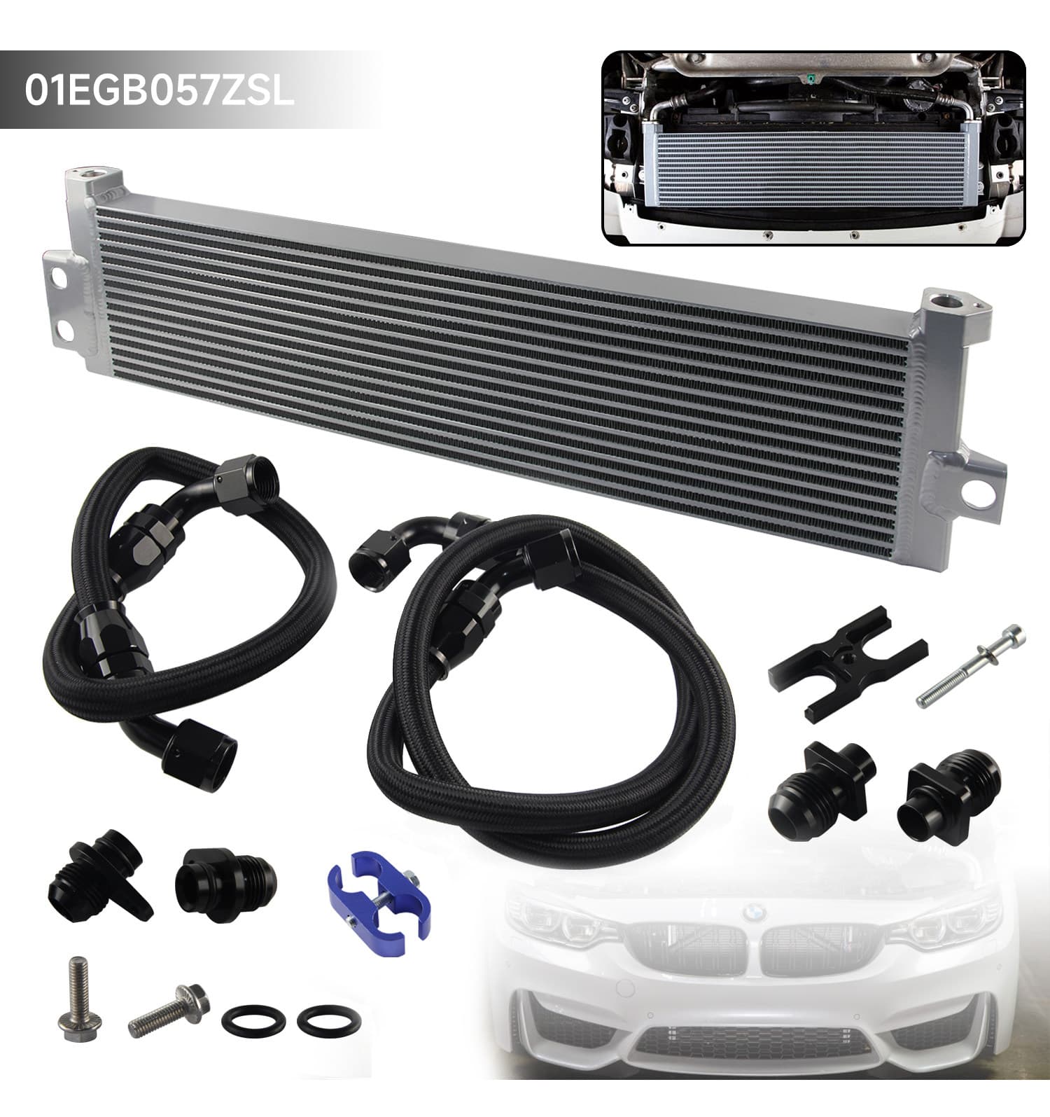 S55 Engine F80F82F83F87F8XM2M3M4M4 GTS Upgrade Oil Cooler - 4