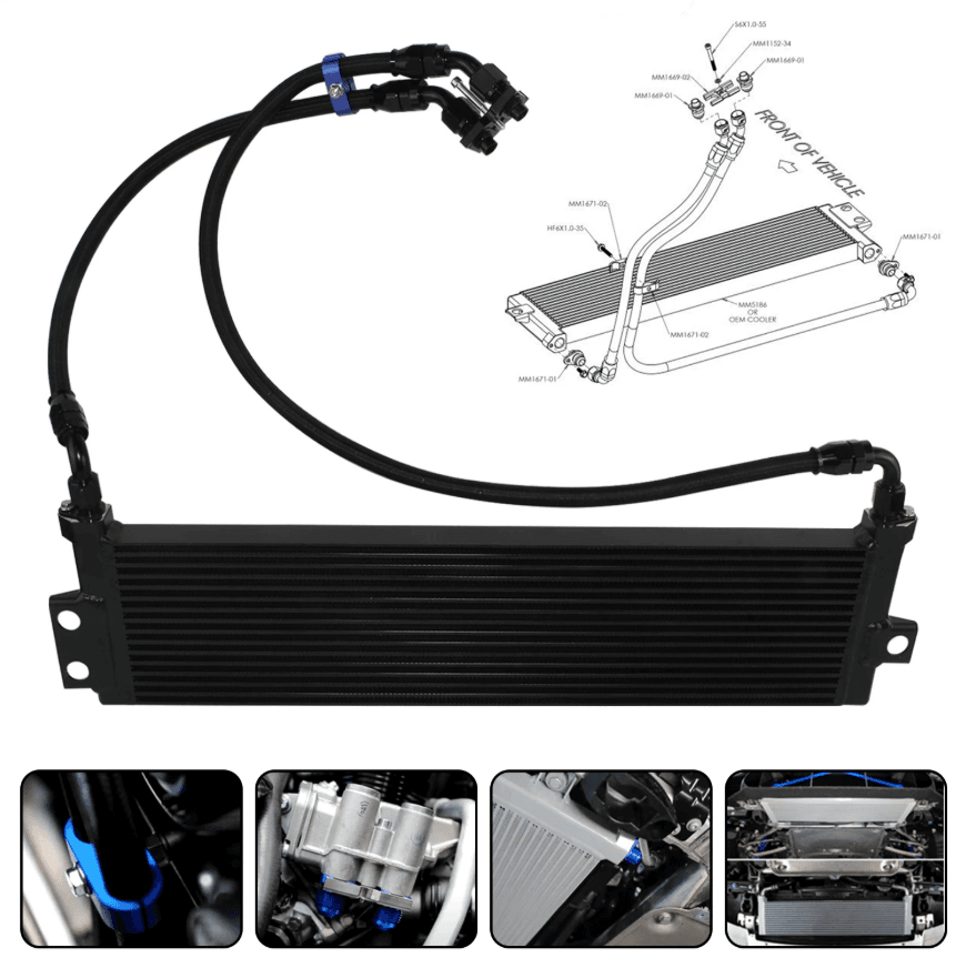 S55 Engine F80F82F83F87F8XM2M3M4M4 GTS Upgrade Oil Cooler - 1