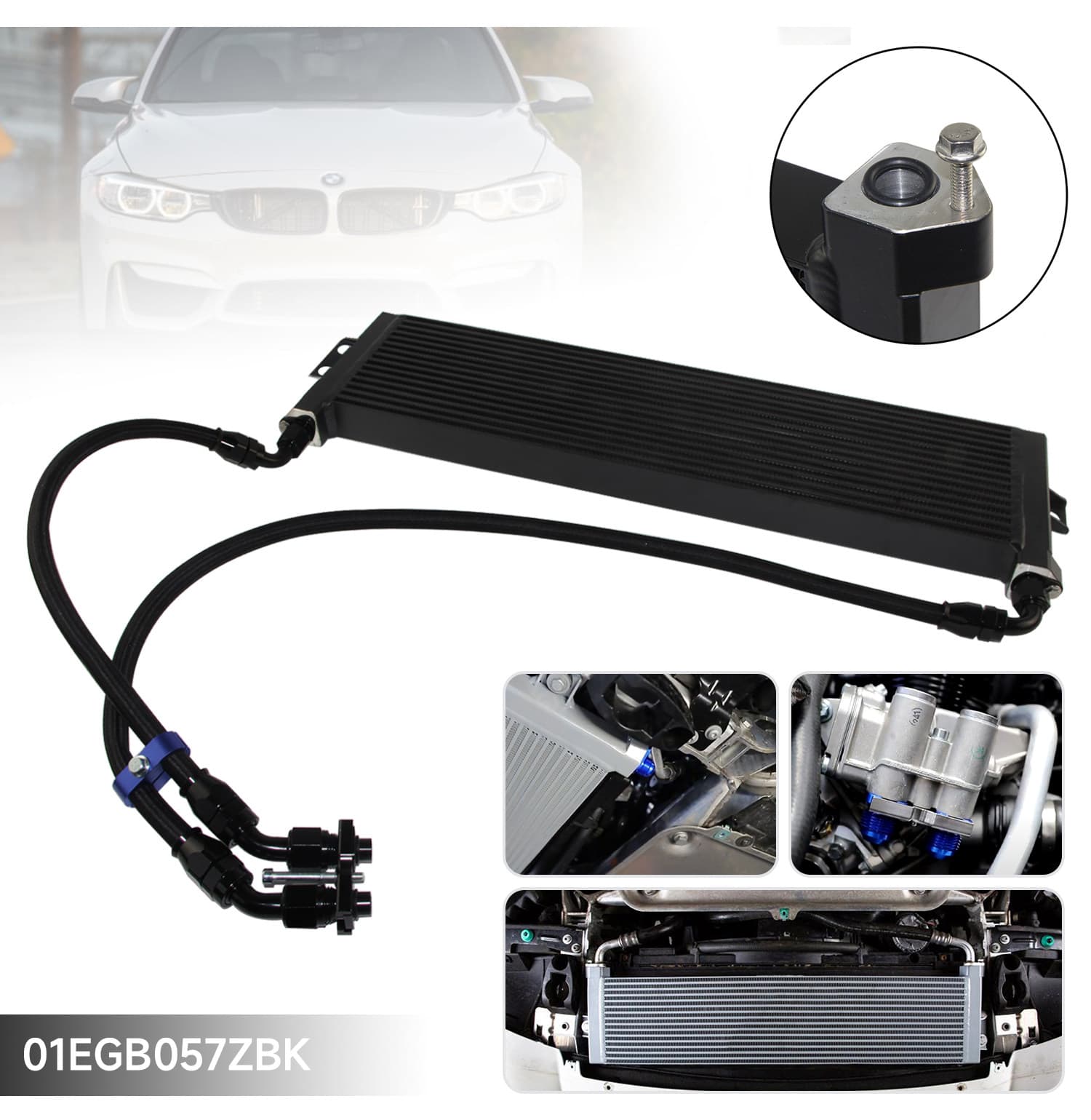 S55 Engine F80F82F83F87F8XM2M3M4M4 GTS Upgrade Oil Cooler - 5