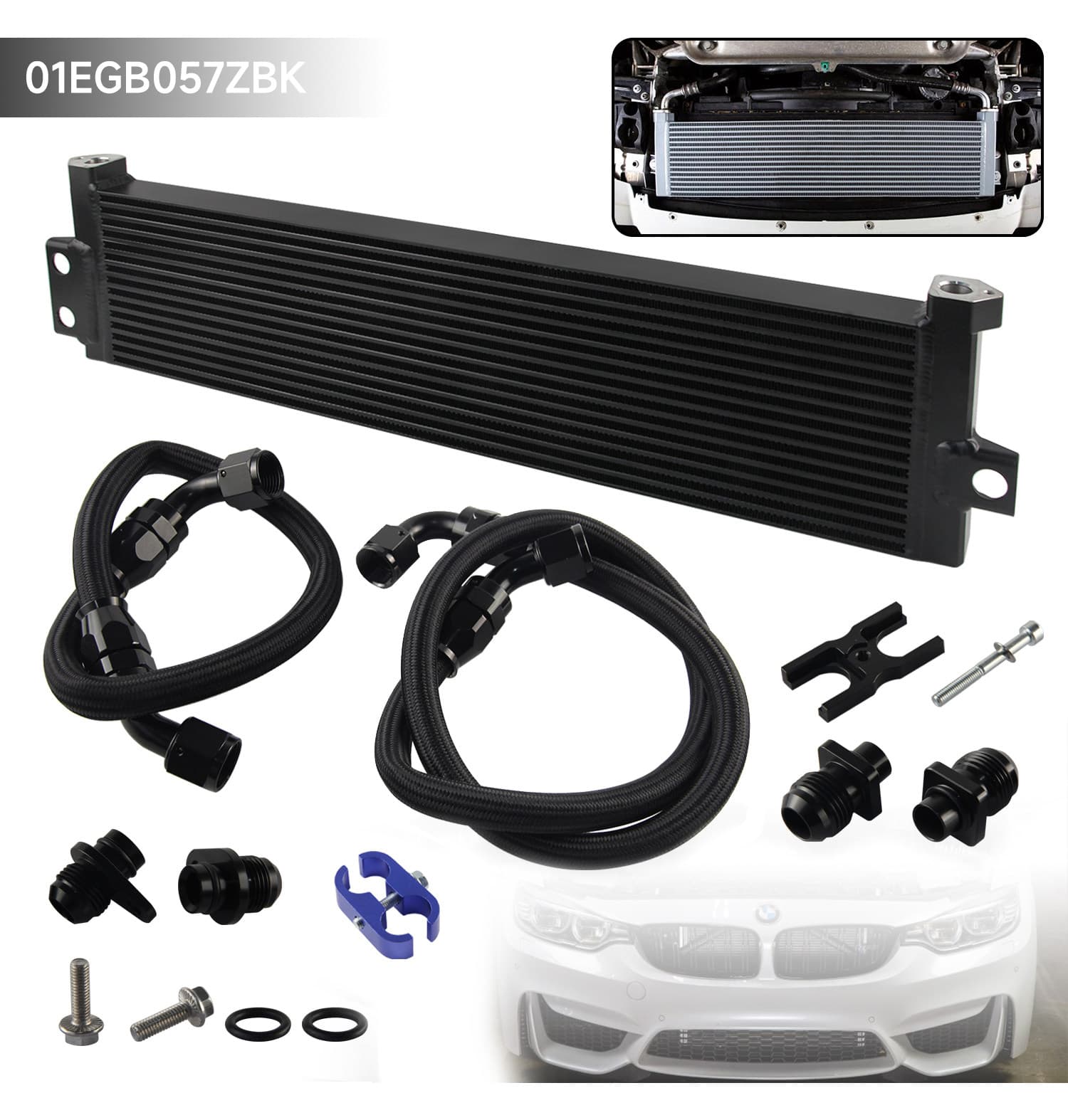 S55 Engine F80F82F83F87F8XM2M3M4M4 GTS Upgrade Oil Cooler - 6