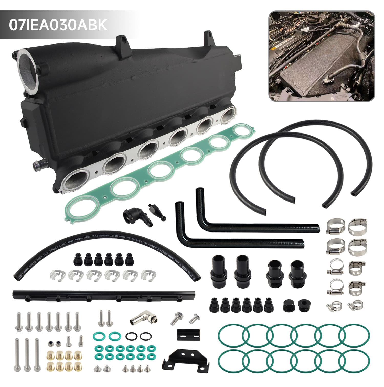 B58Gen1 High Performance Enlarged Cooling Radiator Manifold - 6