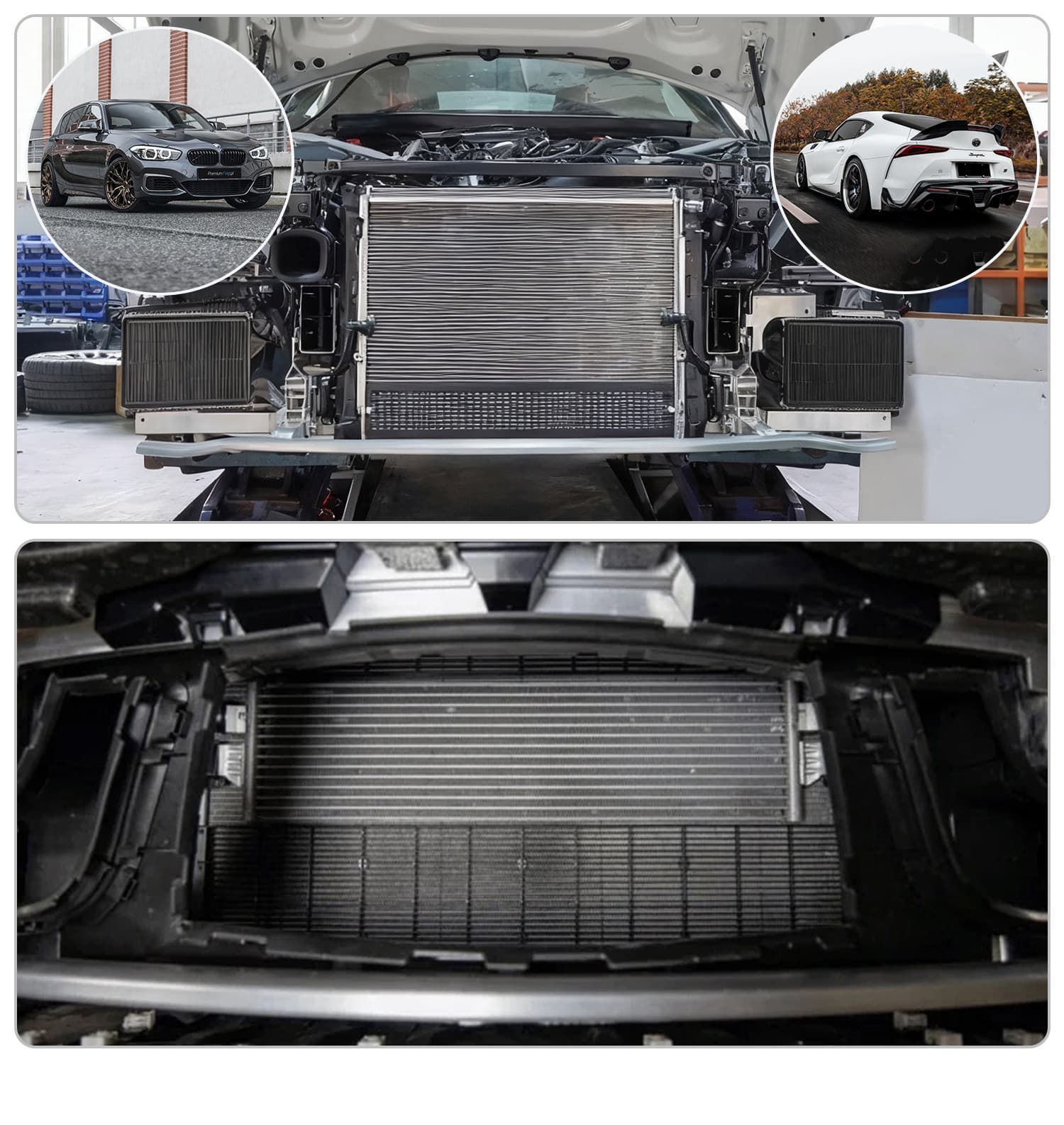 B58 Toyota Supra A90/A91 BMW G Series M40i 3 Series Water Tank Radiator - 6