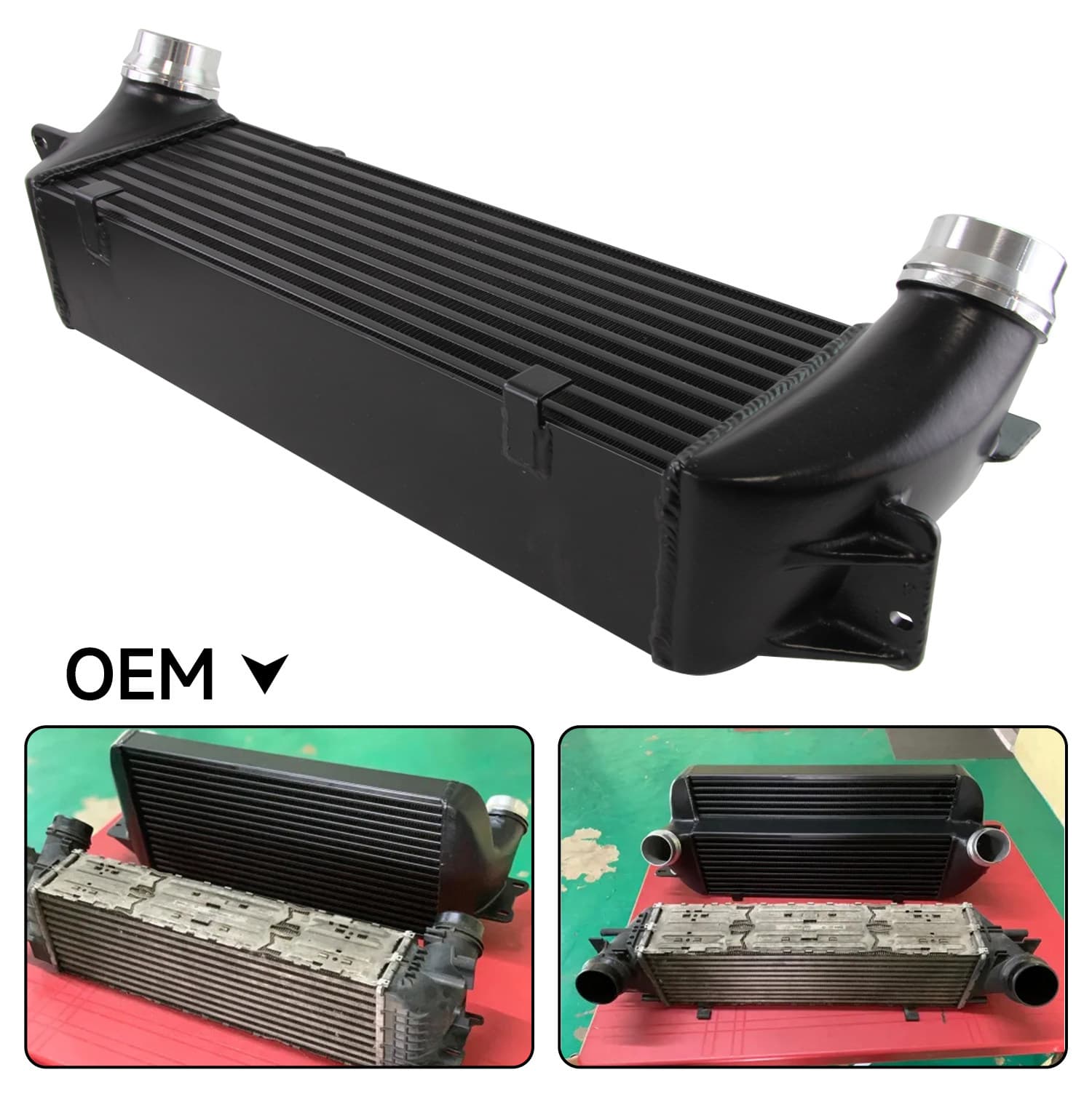 N20 5 series F07F10F11520i528i 2010-2016 enlarged intercooler - 7